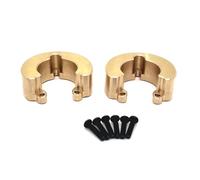 PièCe Accessoire Rc pour YK YK4106 YK4107 1/10 Mise À Niveau en Métal Roue Avant Laiton Contre-Poids RC Pièces Voiture Accessoires Jouet Rechange Décoratif