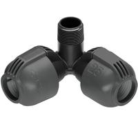 Pièce angulaire GARDENA système Sprinkler 02783-20 26,44 mm (3/4) (filet ext.)
