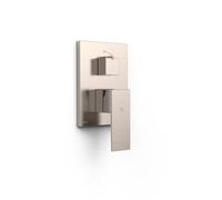 Pièce apparente pour boîtier encastré Rapid-box 2 voies Acier - TRES 10628110AC
