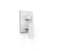 Pièce apparente pour boîtier encastré Rapid-box 2 voies Blanc mat - TRES 10628110BM