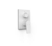 Pièce apparente pour boîtier encastré Rapid-box 2 voies Blanc mat - TRES 21128110BM