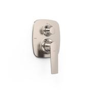 Pièce apparente pour boîtier encastré Rapid-box 2 voies Loft Acier - TRES 22228101AC