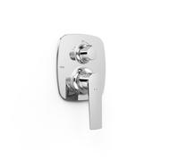 Pièce apparente pour boîtier encastré Rapid-box 2 voies Loft Chrome - TRES 22228101