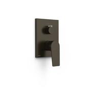 Pièce apparente pour boîtier encastré Rapid-box 2 voies Noir bronze - TRES 21128110KMB
