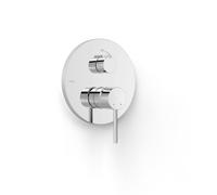 Pièce apparente pour boîtier encastré Rapid-box 2 voiesPièce apparente Chrome - TRES 26228110