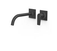 Pièce apparente pour élément encastré de lavabo Project Noir mat - TRES 22130002NM