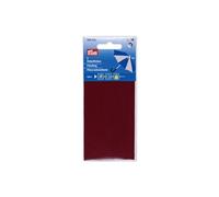 Pièce autocollante - Nylon - Lot de 2 - 6,5 x 14 cm - Bordeaux Rouge