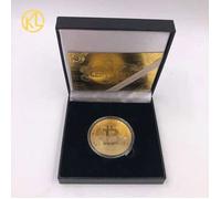 Pièce Bitcoin avec Étui de Collection