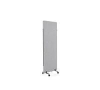 HJH Office Cloison de séparation acoustique FLEXMIUT 891004 – Panneau central 177×60 cm, gris clair