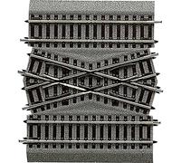 Pièce centrale pour jonction de voie double (H0) Voie Rocoline (avec ballast)