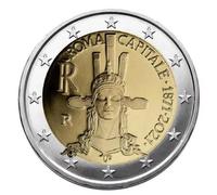 Pièce commémorative 2 euros - Italie - 2021 - 150 ans de Rome - Qualité UNC - Non circulée