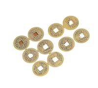 Pièce commémorative authentique en cuivre des cinq empereurs chinois - Ensemble de pièces Feng Shui vintage pour la protection, la prospérité et la décoration intérieure, pièce de collection en laiton