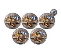 Pièce commémorative Bouclier de Juda, Pièce de défi chrétienne Lion de Juda, Jeton de foi Force et Honneur, Jeton commémoratif religieux, Cadeaux inspirants pour guerriers religieux (5Pcs 03#)