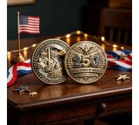 Pièce commémorative du 250e anniversaire américain Aigle 1776-2026 Jour de | 250 pièces de monnaie d'aigle du w nd en alliage doré du 4 juillet à collectionner pour présentation ou cadeau