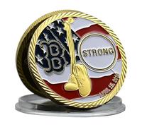 Pièce commémorative du Marathon de Boston, Boston Strong, Motif Drapeau américain, pièce en cuivre, édition limitée à Collectionner