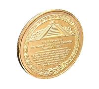 Pièce Commémorative Fantaisie Maya Plaqué Or Bitcoin Coins Collection Tourisme Art Collection Art