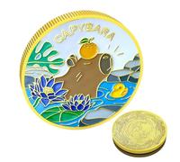 Pièce Commémorative | Pièce Capybara Souvenir,Collection Capybara avec Coffret Protecteur en Acrylique, Cadeau Souvenir pour Anniversaire Noël Famille Amis, Décoration d'Intérieur
