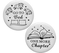 Pièce commémorative recto verso « Allez au lit ou un chapitre de plus », pièce de décision gravée en acier inoxydable pour s'amuser en famille, jeton de jeu pour enfants avec motif de mouton et de liv