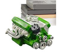 Pièce d'affichage du moteur - figurine moteur miniature, accessoire de bureau créatif | Replice de conception automobile réaliste décoration de collection, kit d'enseignement scientifique pour les enf