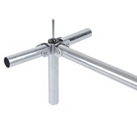 Pièce d'angle armature solette 25 mm croix centrale
