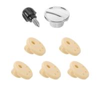 Pièce de Base Cache-moyeu de Mixeur 9709707 en Tpu et Acier Inoxydable | Surface Texturée pour Stabilité, Usage Cuisine Professionnelle et Maison, Compatible Mélangeurs Lourds