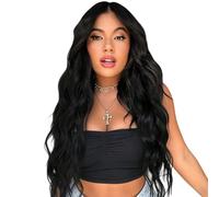 Pièce de cheveux bouclés - Perruque d'aspect naturel, 45,7 cm à clipser, synthétique résistant à la chaleur avec pince invisible, extension de cheveux facile à porter, parfaite pour les événements, le