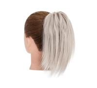 Pièce de cheveux chignon Chignon synthétique à pince lisse, beignet moelleux avec tresses, chouchous, Chignon en désordre, Extensions de postiches Chignon Postiches pour femmes(3)