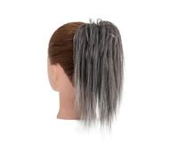 Pièce de cheveux chignon Chignon synthétique à pince lisse, beignet moelleux avec tresses, chouchous, Chignon en désordre, Extensions de postiches Chignon Postiches pour femmes(11)