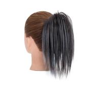 Pièce de cheveux chignon Chignon synthétique à pince lisse, beignet moelleux avec tresses, chouchous, Chignon en désordre, Extensions de postiches Chignon Postiches pour femmes(1)