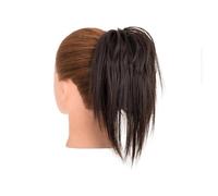Pièce de cheveux chignon Chignon synthétique à pince lisse, beignet moelleux avec tresses, chouchous, Chignon en désordre, Extensions de postiches Chignon Postiches pour femmes(9)