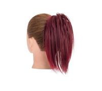 Pièce de cheveux chignon Chignon synthétique à pince lisse, beignet moelleux avec tresses, chouchous, Chignon en désordre, Extensions de postiches Chignon Postiches pour femmes(10)