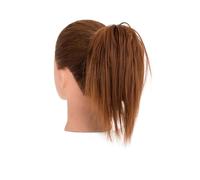 Pièce de cheveux chignon Chignon synthétique à pince lisse, beignet moelleux avec tresses, chouchous, Chignon en désordre, Extensions de postiches Chignon Postiches pour femmes(8)