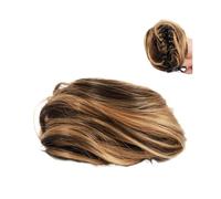 Pièce de cheveux chignon Mini pince à griffes en désordre oreilles de chat cheveux synthétiques griffe courte sur Chignon Extension de cheveux beignet Updo griffe pince en postiche for les femmes Post