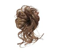 Pièce de cheveux chignon Perruque de cheveux avec bande élastique haute résilience, facile d'entretien, antidérapante, respirante, aspect naturel, Chignon résistant à la chaleur for fête Postiches pou