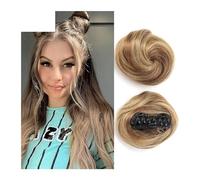 Pièce de cheveux chignon Pièces de cheveux synthétiques chignon spatial 2 pièces Mini pince à griffes en désordre et oreilles de chat Extensions de faux cheveux chignon accessoire de perruque postiche
