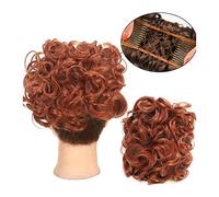Pièce de cheveux en chignon désordonné pour femmes Peignes synthétiques en chignon désordonné for femme, chignon désordonné, chouchou, chignon bouclé, extensions de cheveux chouchou, Faux accessoires