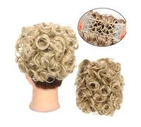 Pièce de cheveux en chignon désordonné pour femmes Peignes synthétiques en chignon désordonné for femme, chignon désordonné, chouchou, chignon bouclé, extensions de cheveux chouchou, Faux accessoires