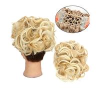 Pièce de cheveux en chignon désordonné pour femmes Peignes synthétiques en chignon désordonné for femme, chignon désordonné, chouchou, chignon bouclé, extensions de cheveux chouchou, Faux accessoires