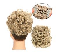Pièce de cheveux en chignon désordonné pour femmes Peignes synthétiques en chignon désordonné for femme, chignon désordonné, chouchou, chignon bouclé, extensions de cheveux chouchou, Faux accessoires