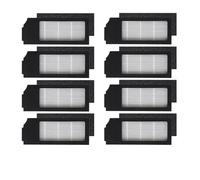 Pièce De Conteneur Boîte À Poussière, Compatible Avec ECOVACS for Deebot, X1 TURBO/OMNI Aspirateur Poubelle Réservoir D'eau Filtrant(8 Filters)