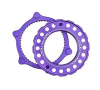 Pièce de de rotor à disque pour conversion à, Purple | Adaptateur de moyeu à central pour raccord de rotor à 6 boulons, pièce de frein à disque usinée en alliage