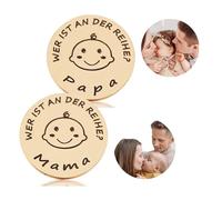 Pièce de décision amusante pour les nouveaux parents, cadeau pour papa, maman, pièces de décision, cadeau de baptême pour filles et garçons, cadeau pour prendre une décision (or rose)