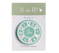 Pièce de décision « Ich oder Du » | Cadeau pour les jeunes parents et la naissance | Jeton de poker amusant pour maman et papa | Aide à la décision parentale bébé | Idée cadeau famille | Cadeau de
