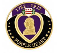 Pièce de défi de division du mérite militaire Cœur violet 1782-1932