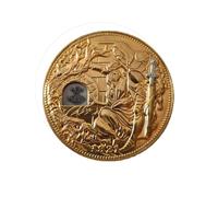 Pièce de défi mécanique avec épée mobile - Révèle le Saint Graal caché, inspiré des Templiers à collectionner avec vitrine