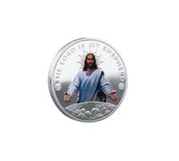 Pièce de Jésus-Christ, pièce commémorative de Noël | Pièce de collection en métal Christ, pièce artisanale unique, pièce d'or pour, portable et durable