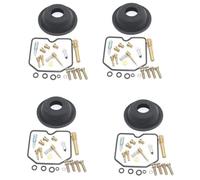 Pièce de joint Kit De Réparation Carburateur 4 Jeux Pour Kawasaki ZL600 Pour Eliminator 1995 1996 1997 ZL 600 Joint Jets Lents Principaux Piston Flotteur À Membrane