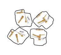 Pièce de joint Kit De Réparation Carburateur Moto, 4 Ensembles, Aiguille À Jet, Joint Valve Flottante Pour H-ONDA CBR250 CBR 250 MC14 MC17 MC19 MC