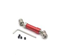 Pièce de Mise à Niveau de l'arbre de Transmission arrière en métal Compatible avec 12427 12428 12429 12423 FY01 FY02 FY03 RC Cars et modèles similaires(Red)