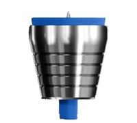 Pièce de mise à niveau mécanique avec propulseur en alliage d'aluminium, C | Caractère moteur pour projets de construction, alliage d'aluminium usiné avec détails rainurés pour améliorer l'affichage du